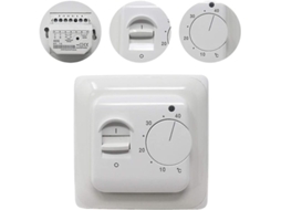 Termostato Manual Elétrico Para Aquecimento De Piso Radiante Com Sonda Ac 220v 16a
