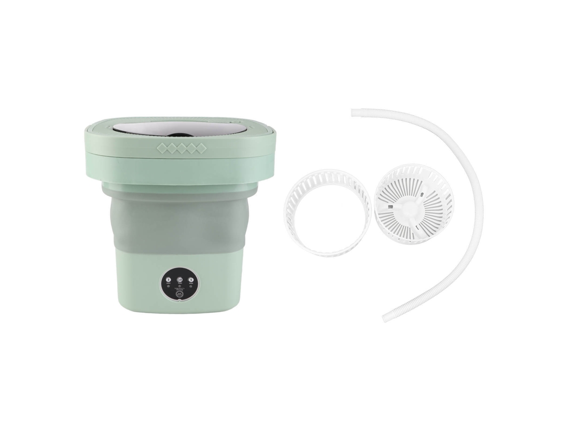 Laxiscreed Máquina De Lavar Compacta Plegável, Totalmente Automática Para Roupa Interior E Pequenos Serviços