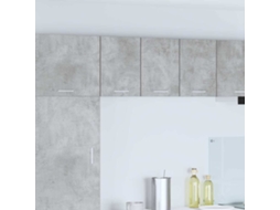 Vidaxl Armário Suspenso 2 Pcs Cinza Concreto E Branco 30 X 31 X 40 Cm