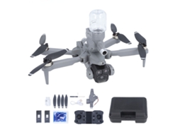Mali drone Sem Escovas com Câmera 4k Fotografia Aérea Controle Remoto Iniciantes 2 Baterias