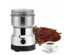 Moedor De Café Elétrico 220v Moedor De Grãos De Café Moedor De Alimentos De Aço Inoxidável Moedor De Café E Misturador Brilvibera