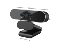 Webcam - Hd 1080p - Microfone Com Cancelamento De Ruído - Luz De Preenchimento - Ângulo Ajustável