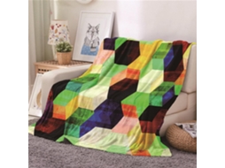 Manta de Flanela Fansu Estampa 3d Quente e Macia Microfibra Ideal para o Inverno Perfeita Cama Ou Sofá Adequad