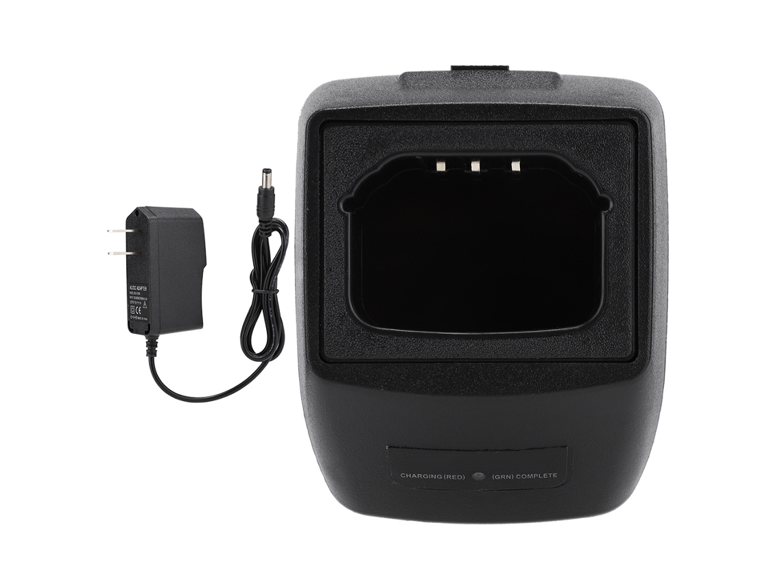 Base De Carregamento Para Bateria De Rádio Portátil Com Adaptador De Energia Desktop Portátil