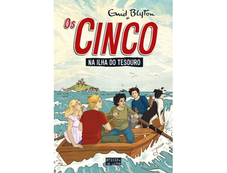 Livro Os Cinco Na Ilha do Tesouro de Enid Blyton (Português - 2011)