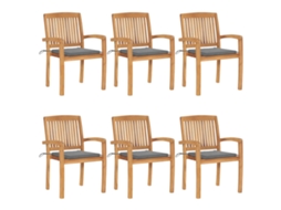 Garden Chair, Garden Chairs Vidaxl Cinzeto Madeira (n/a)