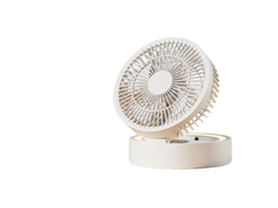 Ventilador Usb Dobrável Com Espelho Da Laxiscreed, Portátil E Multifuncional Para Casa, Escritório E Dormitórios