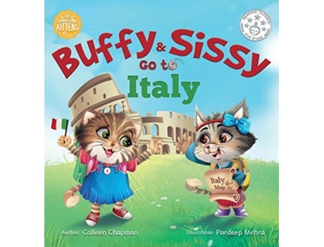 Livro Buffy Sissy Go to Italy The Traveling Kittens de Colleen Chapman (Inglês)