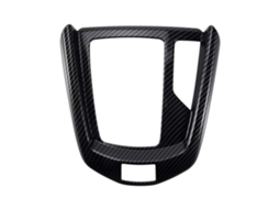Moldura para o Painel da Manete de Velocidades Central Acabamento em Abs com Efeito Fibra de Carbono Friso de Estilização Automóvel para M (capa)