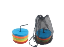 10 Peças De Disco Marcador De Cones Planos Para Futebol, Basquete, Velocidade Esportiva, Agilidade, Treinamento, Marcadores Slowmoose