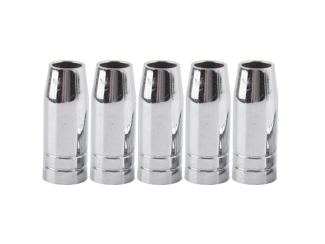 5 Peças De Bico De Gás Cônico 15mm Para Soplete De Solda Mig Mag Binzel Mb 25ak