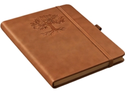 Diário Personalizado- Caderno De Couro Para Escrita Com Capa Dura Retrô| Vintage Anotações, Escola, Trabalho