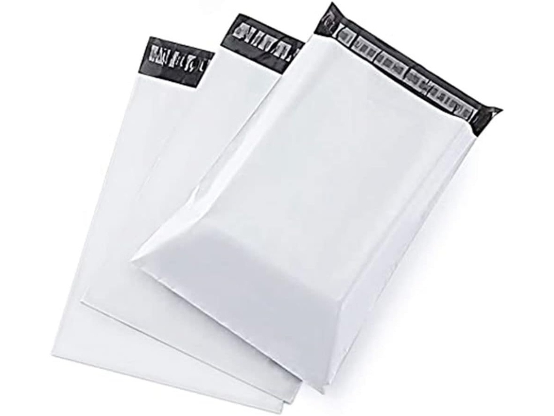 Sac De Courrier Blanc, Para Envelopes Express, Sacs Rangement, Postaux, Pochettes En Plastique Pe (50x70cm