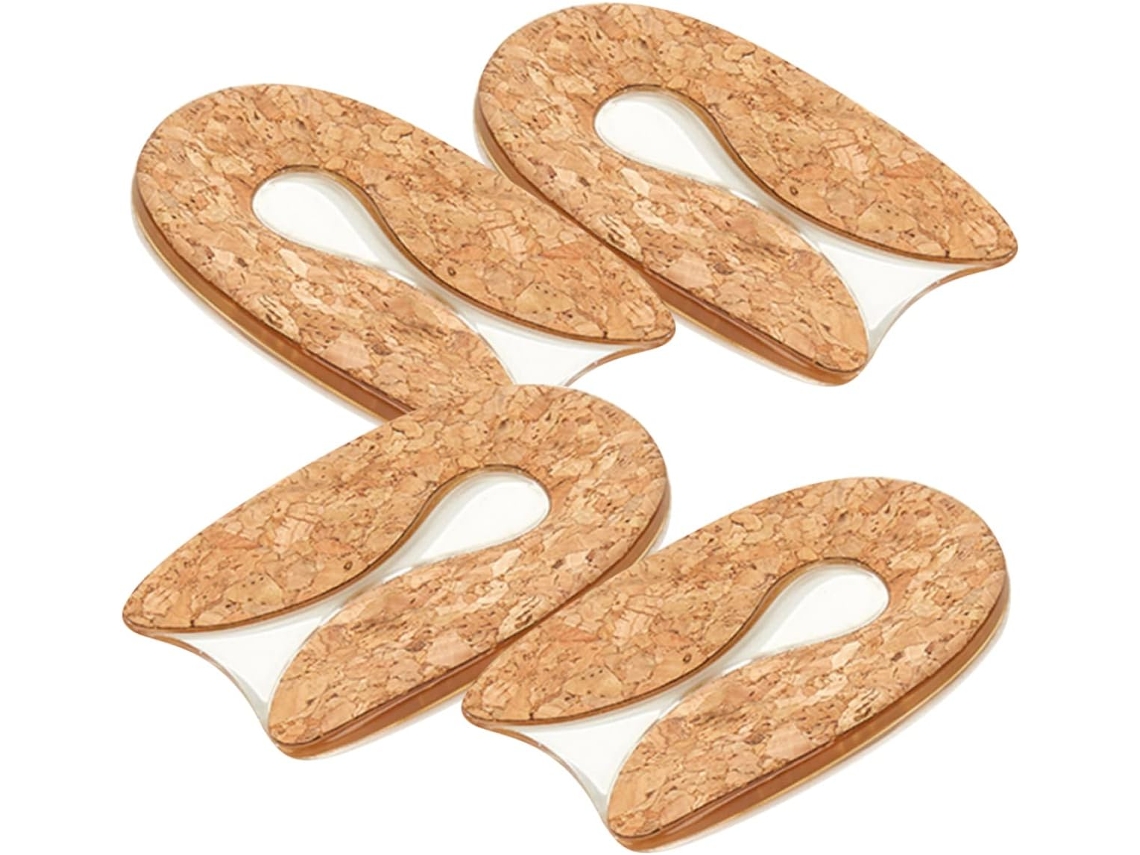 Holibanna 2 Pares De Protetores Calcanhar Silicone Para Mulheres, Absorção De Impacto, Conforto Para Sapatos E Botas