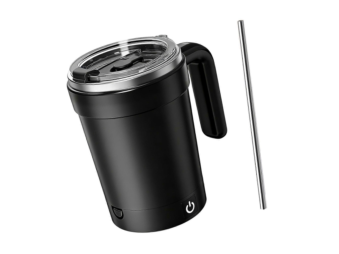 Copo Térmico Com Controle De Temperatura, Misturador Automático, Transdutor De Calor Integrado E Bateria Recarregável Para Café E Chá (branco).