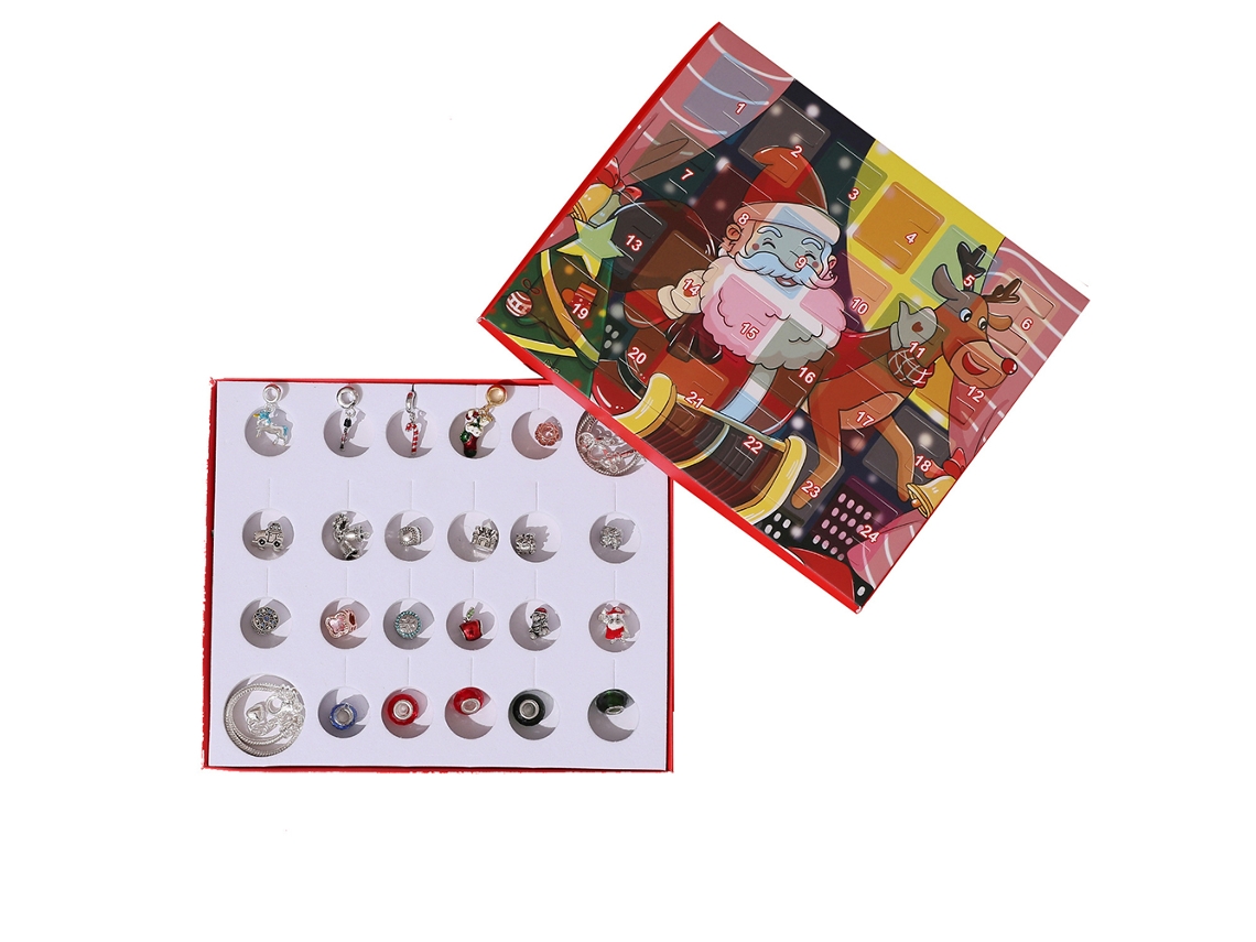 Laxiscreed Caixas De Presente De Natal Para Crianças Com Brincos, Acessórios E Calendário Do Advento Com 22 Itens
