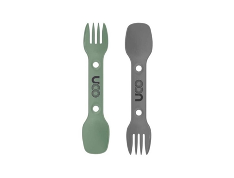 Conjunto de 2 colheres de sopa 3-em-1 UCO