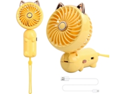 Ventilador Portátil, Mini Usb, Portátil De Bateria Recarregável Com 3 Velocidades, Pequeno Pessoal Dobr