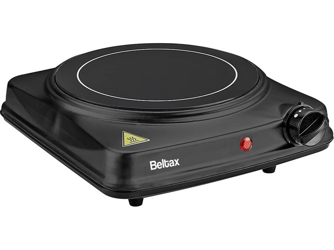 Placa de Vitrocerâmica BELTAX BHP0121 (Outlet Caixa Aberta - 23cm - 1200W - 1 Qiueimador - Preto)