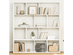 Vidaxl Estante 132x29x141,5 Cm Derivados De Madeira Branco