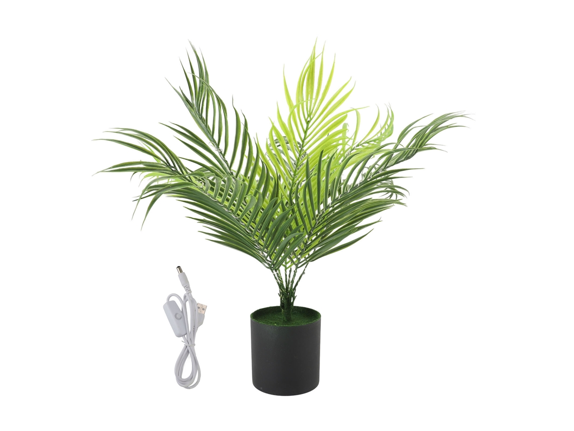 Rebe-lâmpada De Noite Bonsai Verde Realista Com Usb Para Casa Escritório Interior Led Planta Bonita