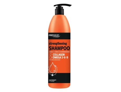 Prosalon Premium Collagen Strengthening Shampoo, 1000 Ml Professional Hair Care Solution Chantal