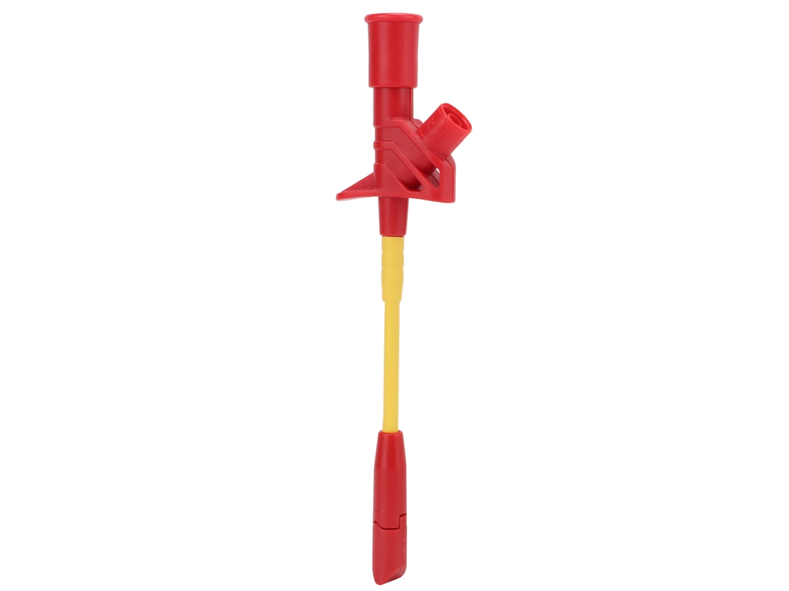 Gancho de Teste Mini para Reparo de Carro Sonda de Aço Inox Multímetro Soquete 4mm J.30019red