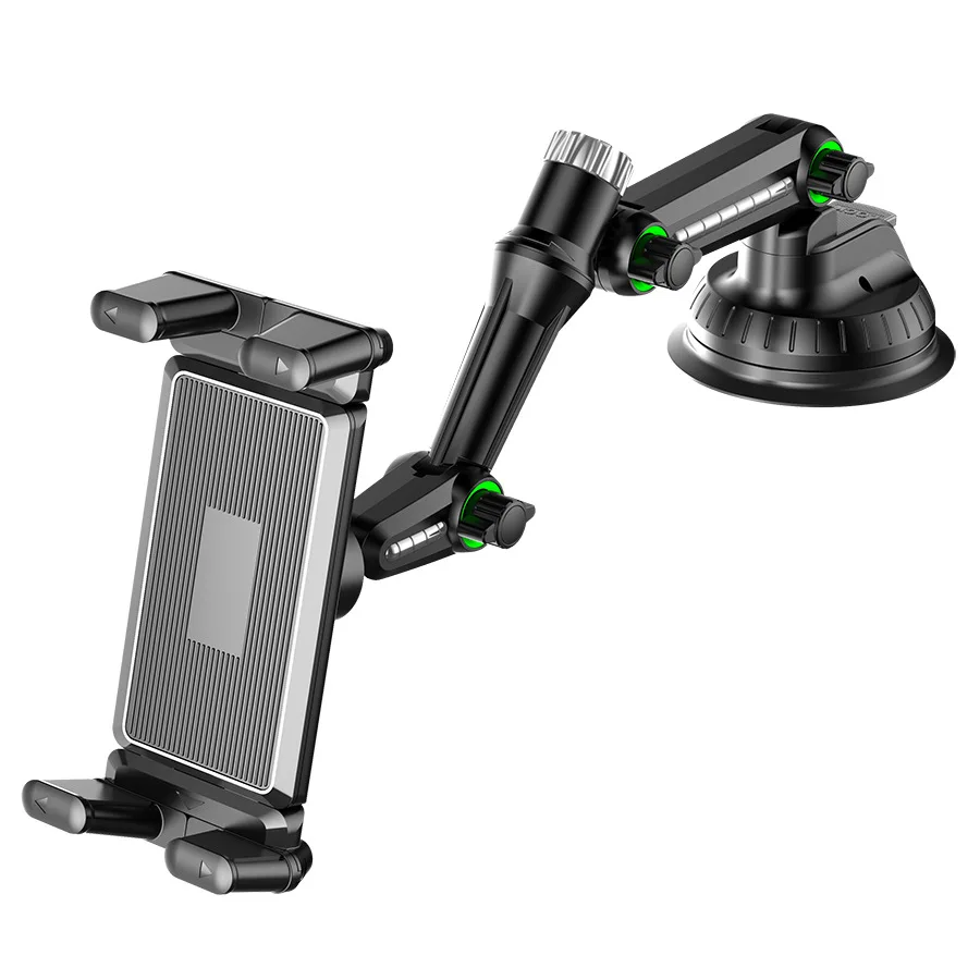 Suporte para tablet automotivo com ventosa e braço longo, compatível com iPad 4, 13, Xiaomi, SUV, caminhonete e para-brisa, preto. Viewleaf