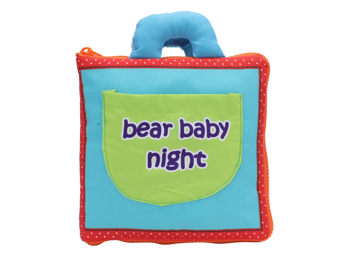 Primerox livro de Tecido Macio para Bebê Acima de 3 Meses Brinquedo Educativo Interativo
