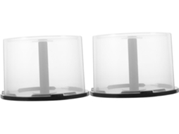 Conjunto de 50 Baldes Vazios para Armazenamento de Dvds, em Plástico Resistente. SFUSHOS