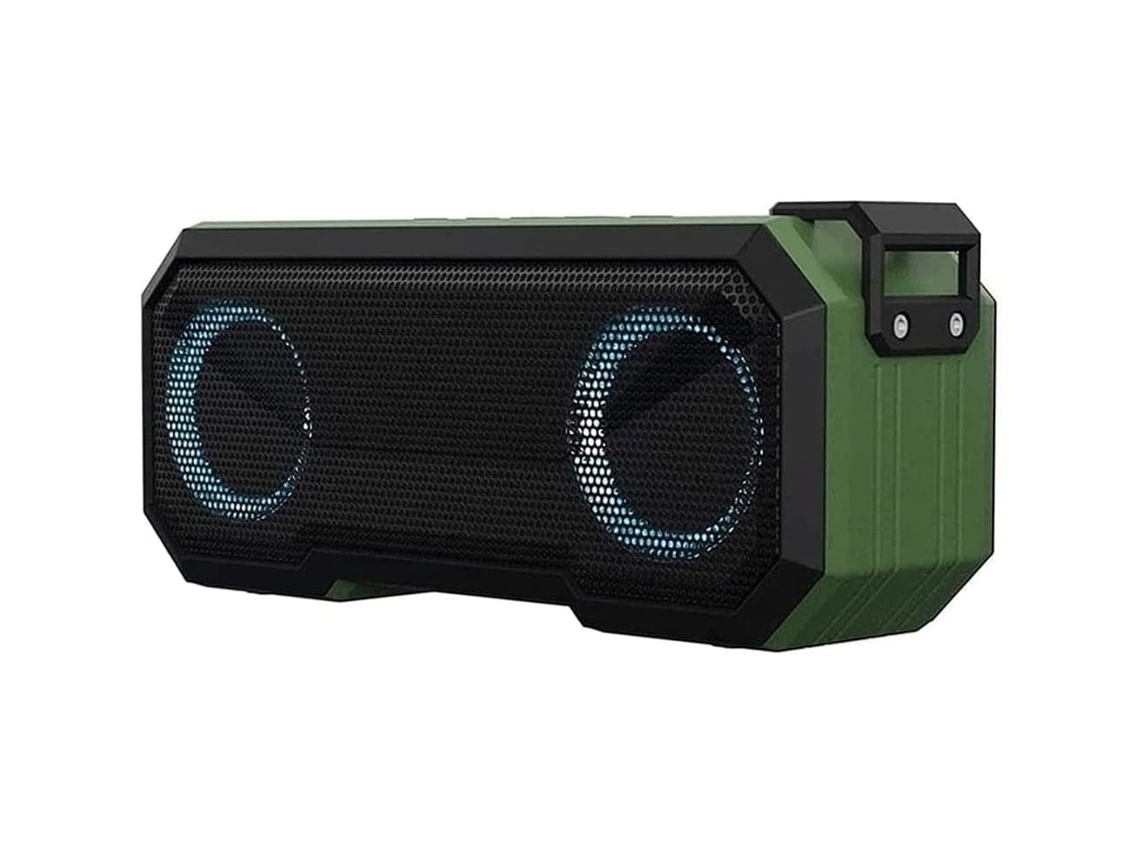 Alto falante Bluetooth à prova d'água IPX7, som surround, graves fortes, 12h de reprodução