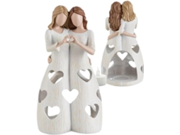 Estátua De Irmã Amizade Estatueta Para Mesa | Decoração Em Resina Estátua Colecionável De Uma Gokoco