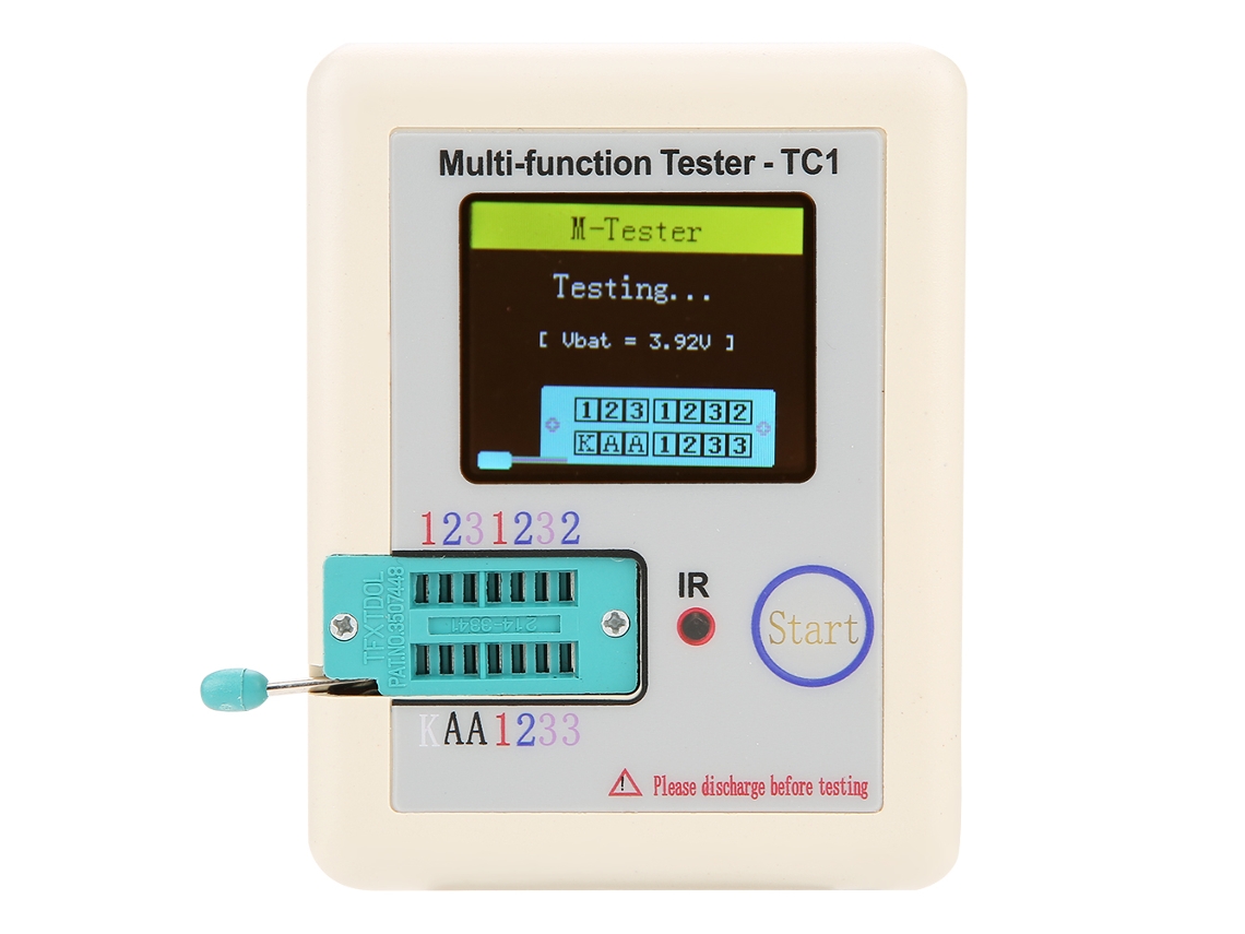 Laxiscreed Testador De Transistores Com Diode E Medição De Capacitância Para Eletrônica