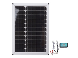 Kit carregador bateria painel solar 100W 18V silício monocristalino com controlador USB duplo para carro RV barco S/MARCA