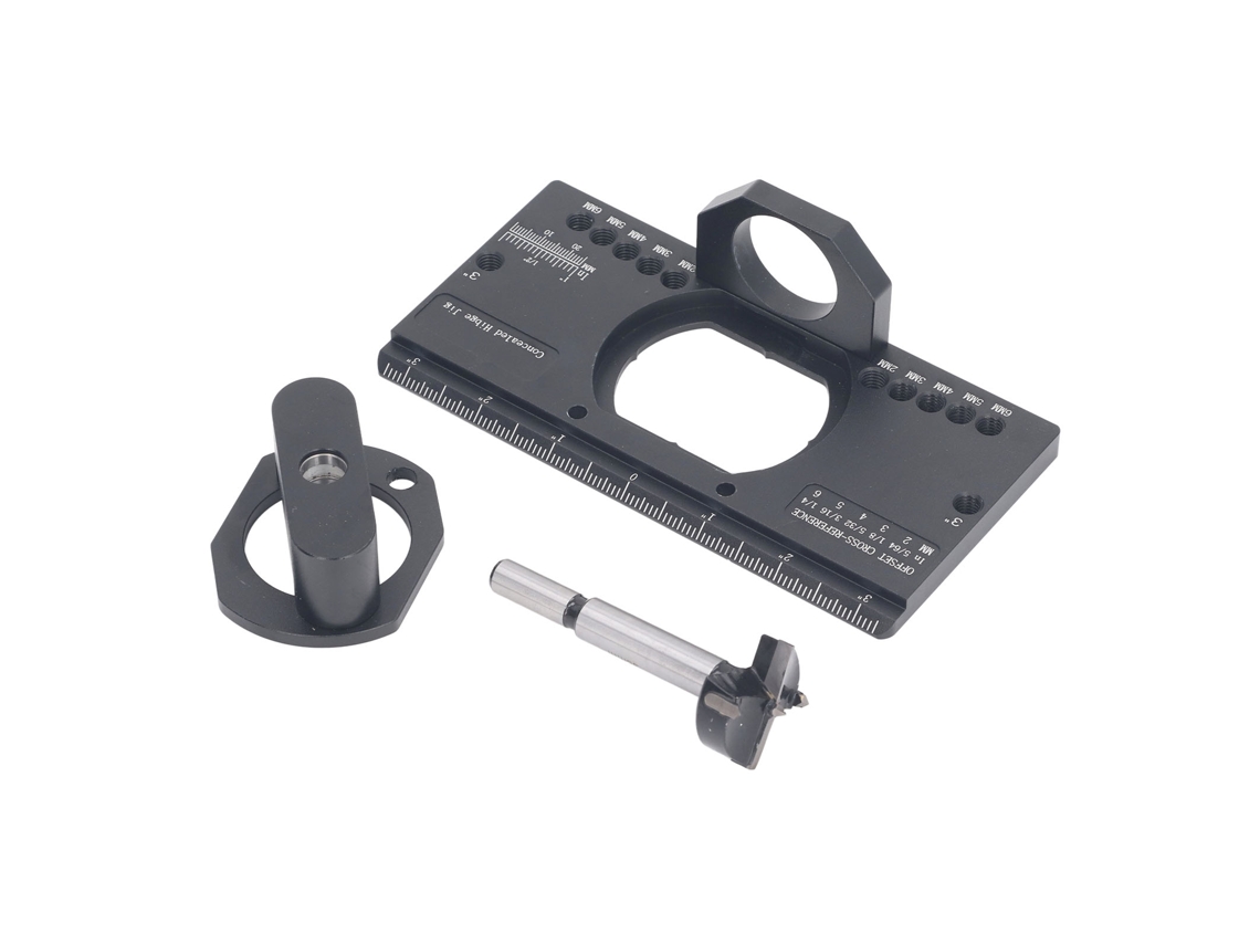Kit De Modelo Para Dobradiças Ocultas 35mm Ajustável Profundidade De Perfuracão Ferramenta De Carpintaria