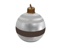 Bola de Natal Inflável de Pvc 60 Cm Decoração Natalina para Casa Jardim Festas S/MARCA