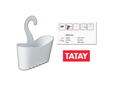 Tatay cestillo standard multi-blanco 25x9x28 cm 6608701