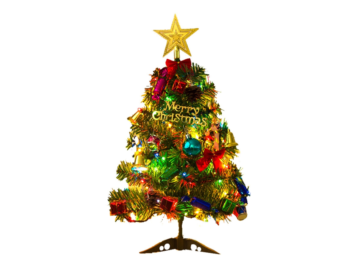 Árvore De Natal Mini Com Luzes Laxiscreed Para Mesa - Enfeite Natal Elegante E Compacto