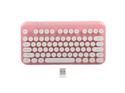 Teclado Sem Fio 2.4g, Ergonômico 75 Teclas