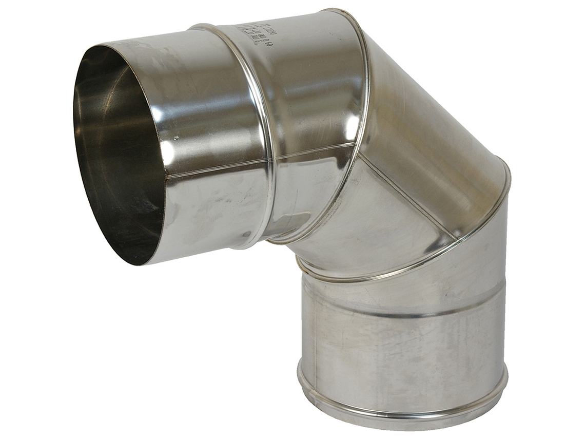 Codo estufa 90º Bofill inoxidable de 150 mm