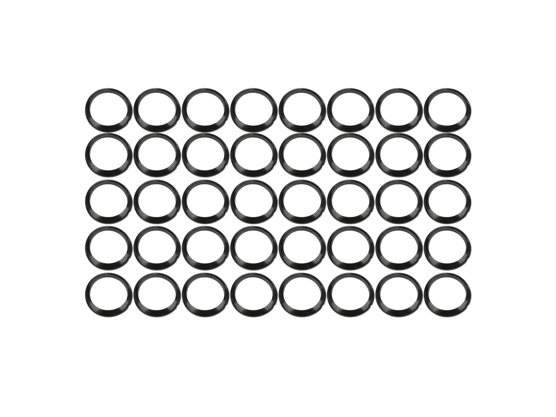 40 Anéis Silicone para Vara de Pesca 21mm