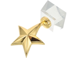Troféu De Cristal Metálico Para Meninos E Meninas, Mini Estrela Dourada, 12 Cm, Premiação Esportiva Escolar