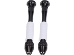 Conjunto De 2 Furadeiras Manuais Ajustáveis Com Pino Precisão, Mini