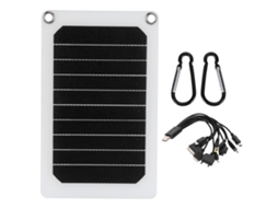 Painel solar portátil (célula monocristalina, com função de reinicialização)