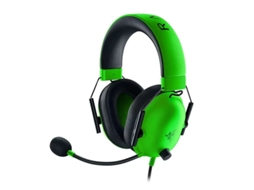 Fone de Ouvido Gamer com Fio, Cancelamento Passivo de Ruído, Som Estéreo e Microfone Cardioide Ultranítido. MDUG (verde)