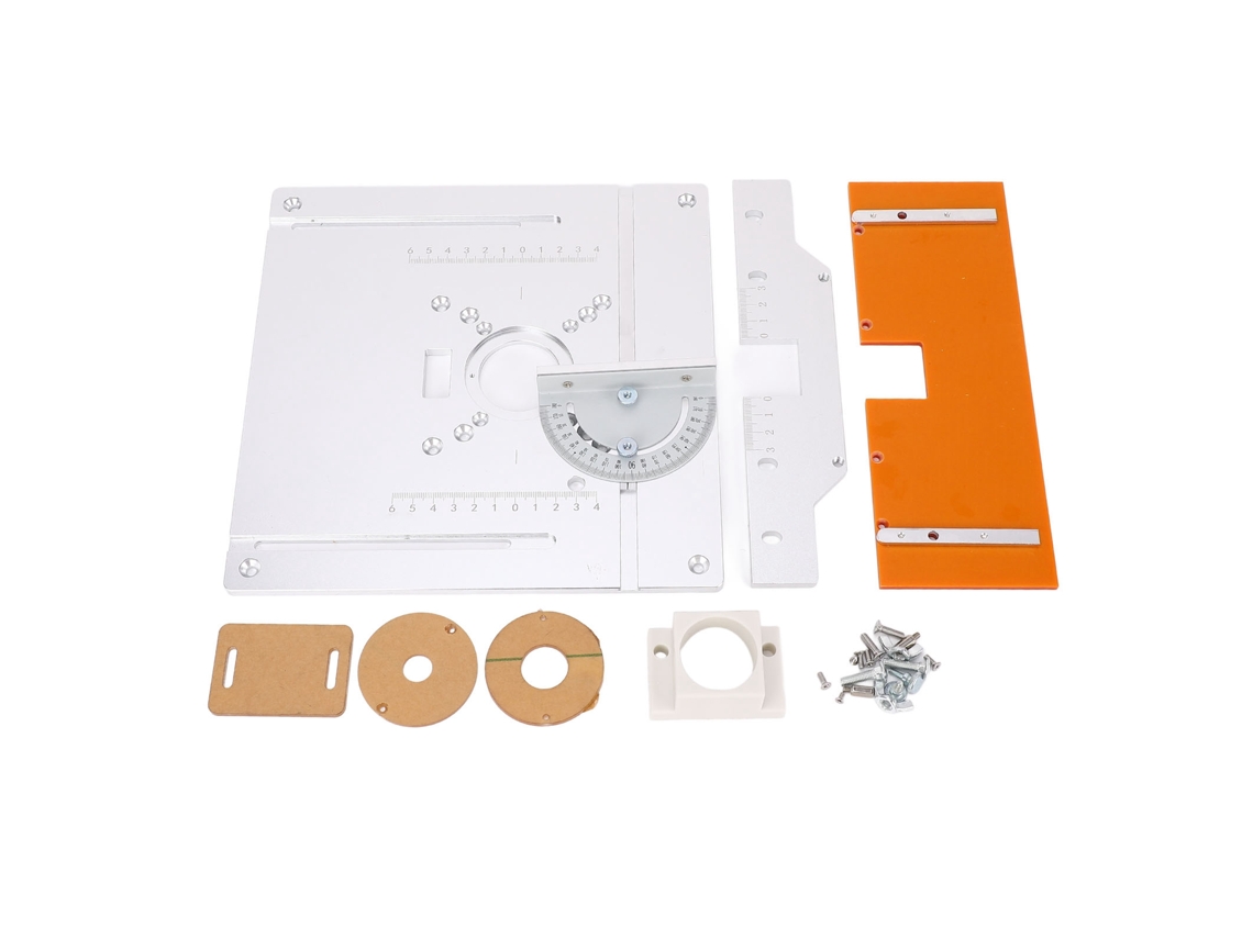 Laxiscreed Máquina Multifuncional Para Carpintaria Com Ranhuragem, Placa Basculante E Mesa De Alumínio