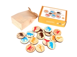 Brinquedo Educativo De Memória Em Madeira Para Crianças Jogo De Parear Animal Interativo