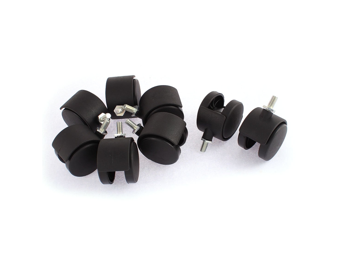 Para Móveis E Cadeiras Aexit De 8 Mm E 5,1 Cm De Di, (8 Peças), Giratórios