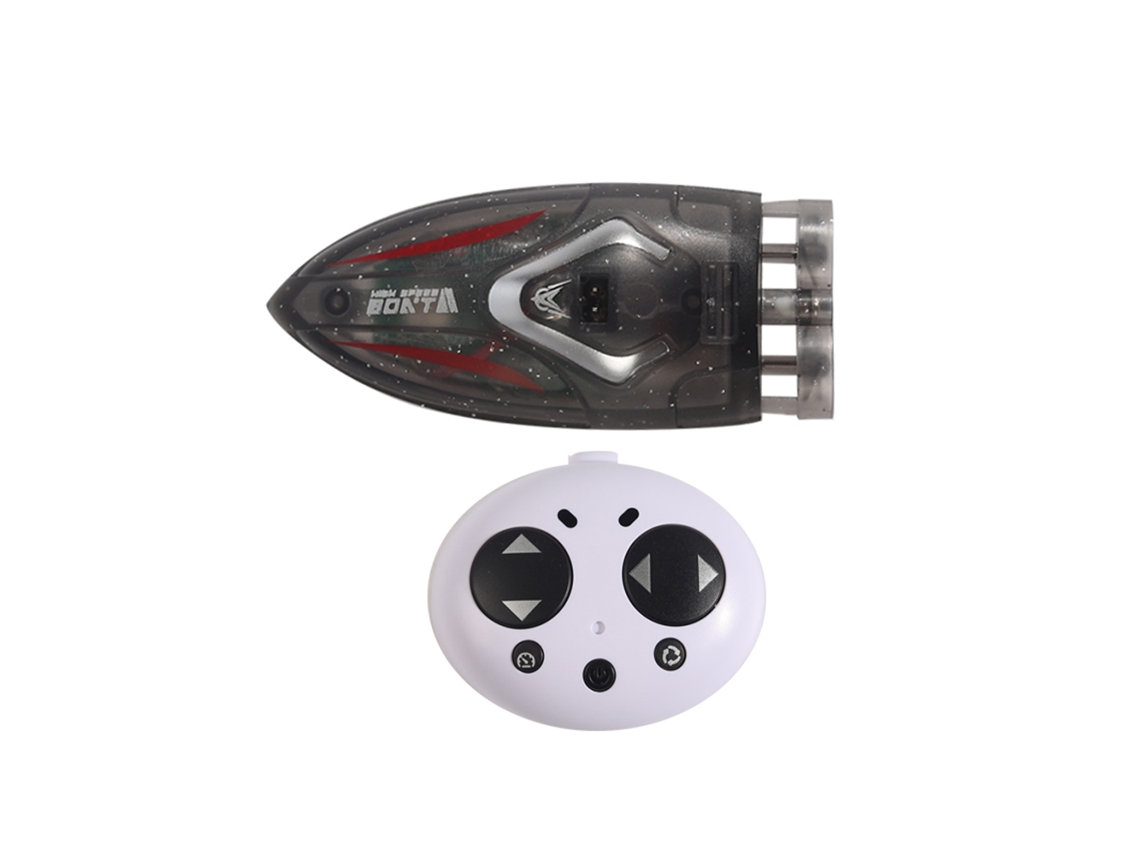 Barco De Controle Remoto Para Piscinas E Banheiras Com Luzes Led, Barco De Velocidade Estunt Rechargeável Para Crianças E Adultos