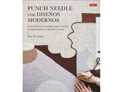 Livro Punch Needle Con Diseños Modernos de Rose Perlman (Espanhol)